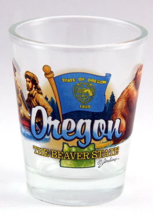 Oregon United States USA Souvenir Boxed Shot Glass Set (Set of 6)
