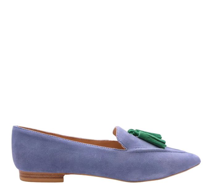 Palace Shoe / Cobalt & Emerald Suede