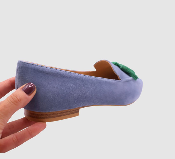 Palace Shoe / Cobalt & Emerald Suede