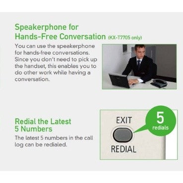 Panasonic Corded Telephone KX-T7703X