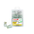 Pass Through Green Tint - Cat6 UTP - 50pc Clamshell - S45-1601 | S45-1601