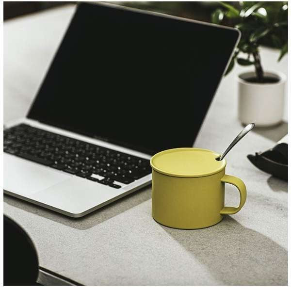 Peacock 280ml Stainless Mug (Dark Blue/ Grey/ White) | ANA-28