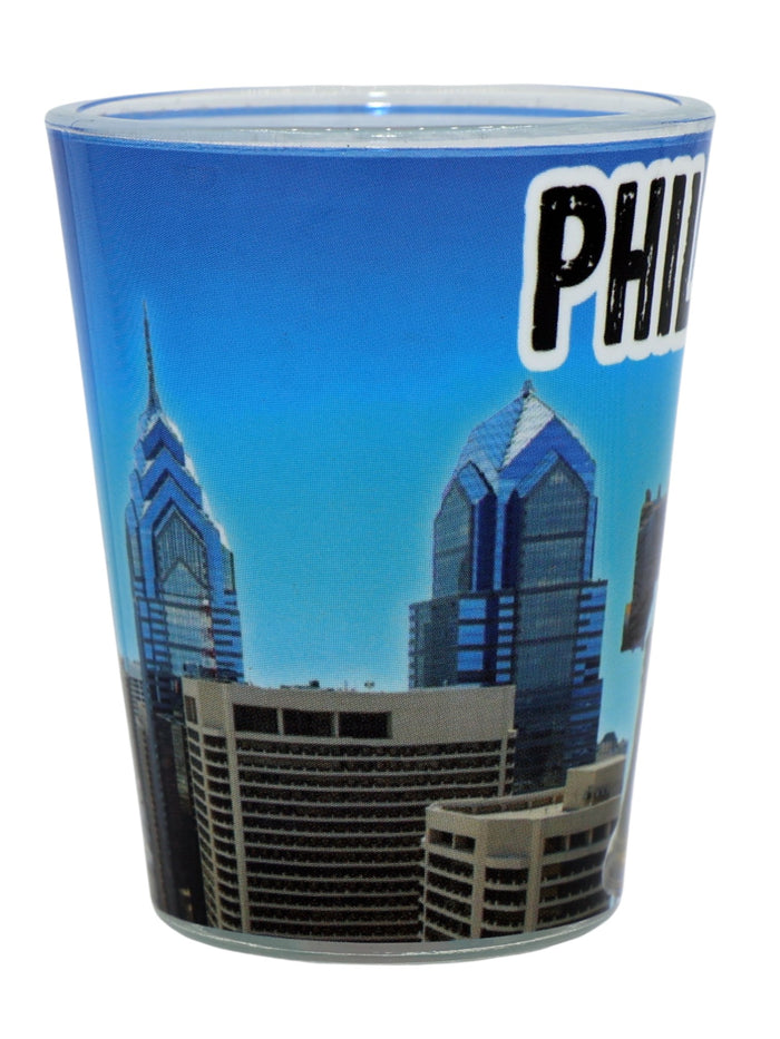 Philadelphia Pennsylvania Bell and Love Sculpture Shot Glass