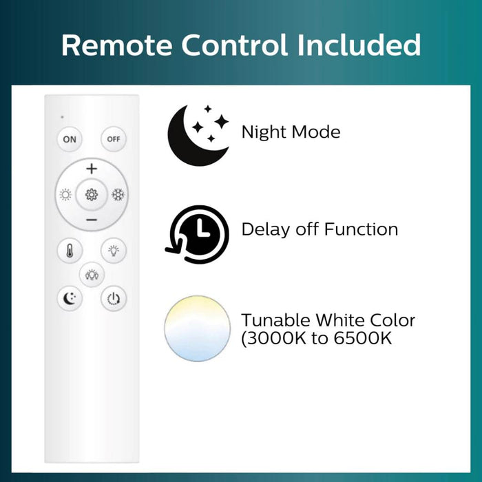 Philips Braid CL610 Tri-Color Ceiling Light with Remote