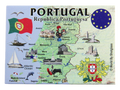 Portugal EU Series Souvenir Fridge Magnet 2.5 inches X 3.5 inches