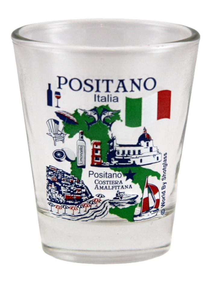 Positano Italy Amalfi Coast Great Italian Cities Collection Shot Glass