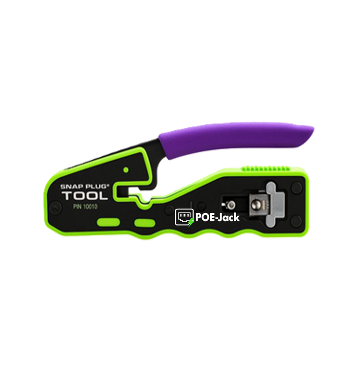 Product Marketing Image of Simply Secured SKU: POEJK-CRIMP by Vendor Grid Networking Product Professional RJ45 Crimp Tool | For Cat5e/Cat6/Cat6A Modular Plugs | POEJK-CRIMP