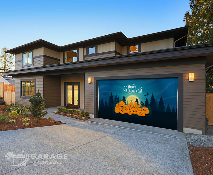 Pumpkin Patch | 2-Car Garage Door Cover
