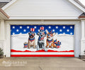 Puppy Pride | 2-Car Garage Door Cover