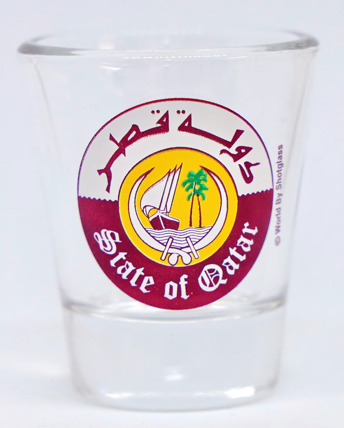 Qatar Souvenir Boxed Shot Glass Set (Set of 2)
