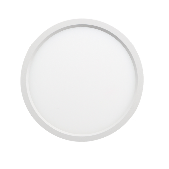 Reno 19" Slim Surface Round — Color: White
