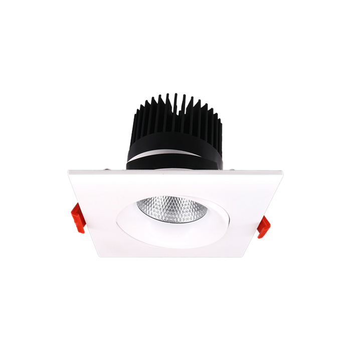 Product Display Visual of the SKU: RENO-LED-AURA-35-S12W-5CCT-WH-SQ for Marketing of theReno 3.5" SQUARE GIMBAL | RENO-LED-AURA-35-S12W-5CCT-XX-SQ | RENO-LED-AURA-35-SQ