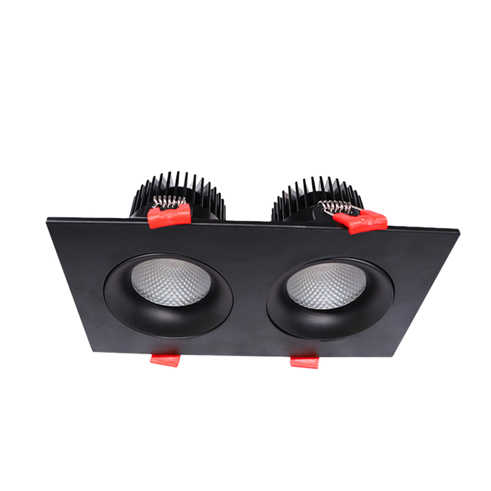 Reno 3.5" SQUARE GIMBAL  | RENO-LED-AURA-35-S24W-5CCT-XX-SQ | RENO-LED-AURA-35-SQ / R36127, R36128