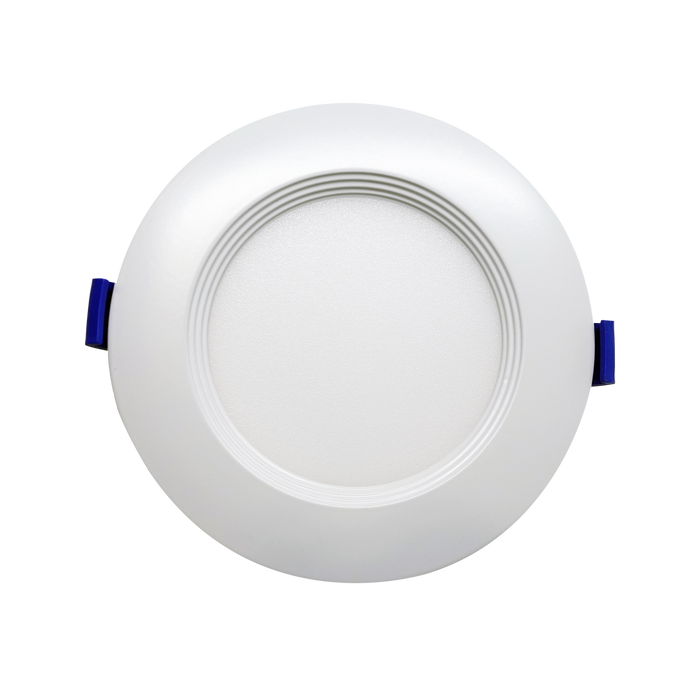 Product Display Visual of the SKU: RENO-4-S12W-MCCT-BF-WH for Marketing of theReno 4" Baffle Trim Slim Recessed Downlight 

12W | Selectable CCT 27/30/35/40/5000K | 120V | White Finish | RENO-4-S12W-MCCT-BF-WH