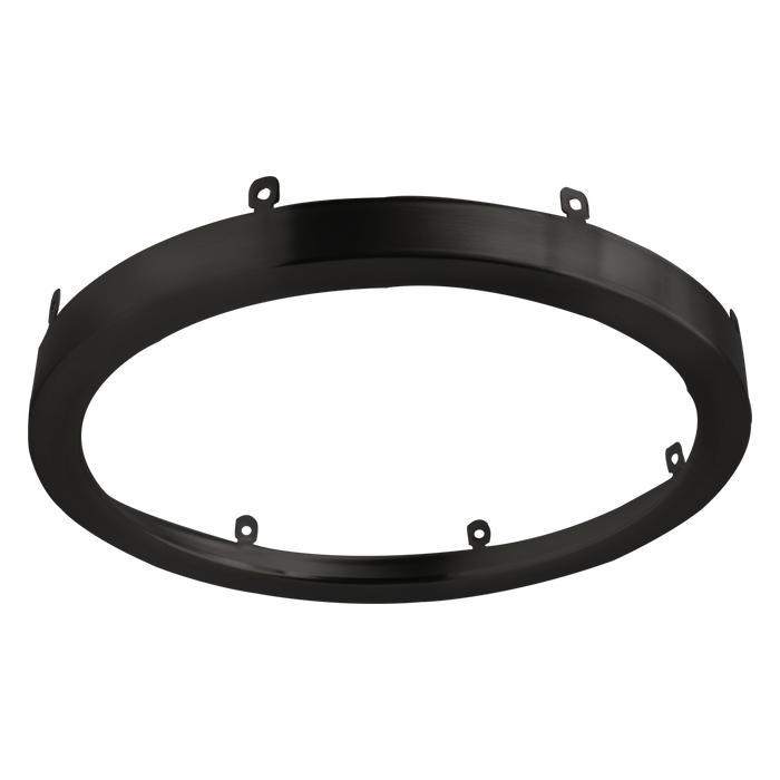 Product Display Visual of the SKU: RENO-S7RT-BK for Marketing of theReno 7" Round trim for Slim Surface | RENO-S7RT | RENO-S7RT
