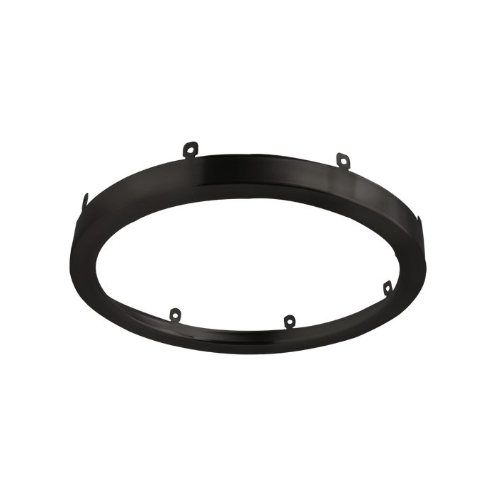 Product Display Visual of the SKU: RENO-S9RT-BK for Marketing of theReno 9" Round trim for Slim Surface | RENO-S9RT | RENO-S9RT