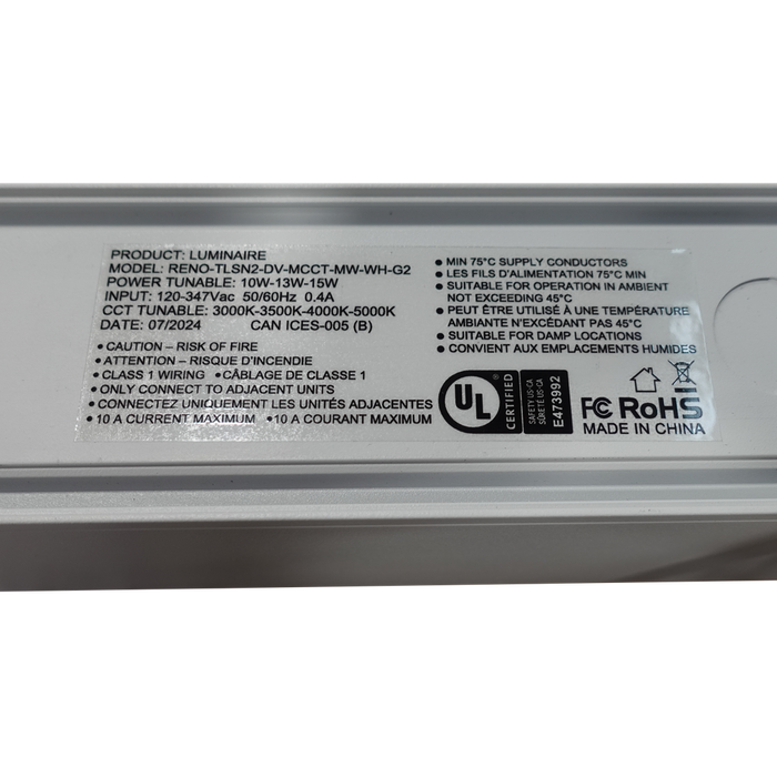 Reno Architectural Strip G2 | RENO-TLSNX-DV-MCCT-MW-XX-G2