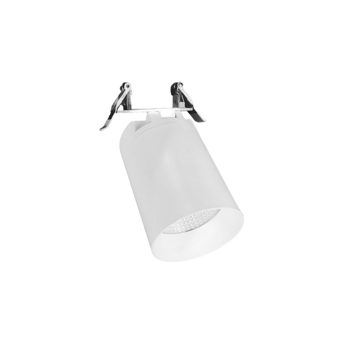 Arte - 3" Ceiling Mount Cylinder Downlight - 15W - Selectable CCT 2700k/3000k/3500k/4000k/5000K - 120V — Finish: White