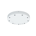 Reno Aurora - Canopy Kit for the Architectural Ring Fixture Suitable for mounting three fixtures - Includes the Cable Gripper, Ceiling Bracket, and Driver Bracket — Color: White
