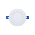 Brilliance - 4" SLIM Recessed Downlight | 12W | Selectable CCT: 27/30/35/40/5000K | FT4 Cable | 120V | White Finish
