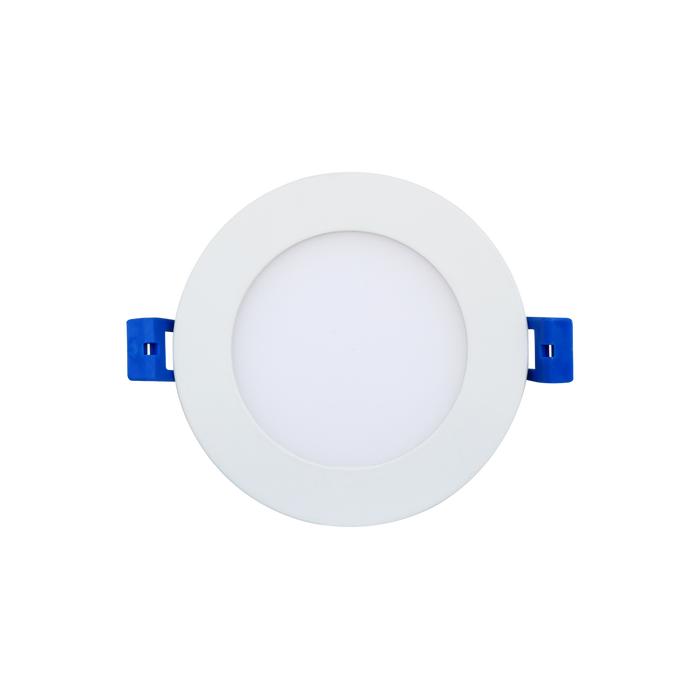 Brilliance - 4" SLIM Recessed Downlight | 12W | Selectable CCT: 27/30/35/40/5000K | FT4 Cable | 120V | White Finish
