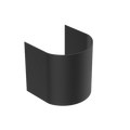 Reno Clair Obscure - Round Cover for R31411 — Color: Black