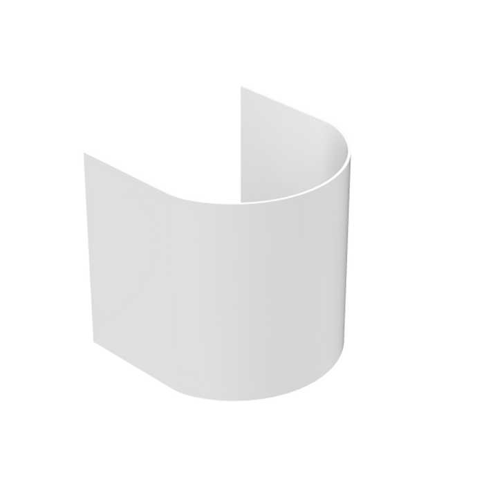 Reno Clair Obscure - Round Cover for R31411 — Color: White