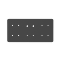 Product Display Visual of the SKU: RENO-EVC2-BSYS(B) Standard Board for Marketing of theReno EVC Dual Charger Mounting Bracket (Standard Board) | RENO-EVC2-BSYS(B) Standard Board