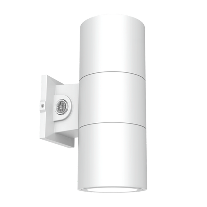 Reno Fusion - 6" Up / Down / Up & Down Wall Sconce Selectable Wattage 22/29/35W - Selectable CCT 30/40/50K - 120-347V — Color: White