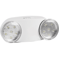 Product Display Visual of the SKU: RENO-EBU2W-2 for Marketing of theReno Injection-molded thermoplastic ABS housing | Dual Head LED Emergency Light 2 x 2W | RENO-EBU2W-2