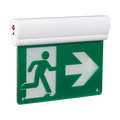 Product Display Visual of the SKU: RENO-REL-U for Marketing of theReno LED Edge-Lit Running Man Sign| 90Mins Battery Back-up | RENO-REL-U