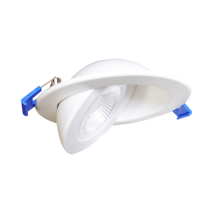 Product Display Visual of the SKU: RENO-LED-4-S9W-FG-5CCT-WH for Marketing of theReno LED Floating Gimbal Pot light 4" | RENO-LED-4-S9W-FG-5CCT | RENO-LED-4-S9W-FG