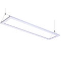Reno Lucid - 1x4 Bi - Directional Pendant with Translucent Optics 40W - Selectable CCT 35/40/5000K - 120-347V - 10ft Canopy Suspension Kit Included - 10ft White Cord