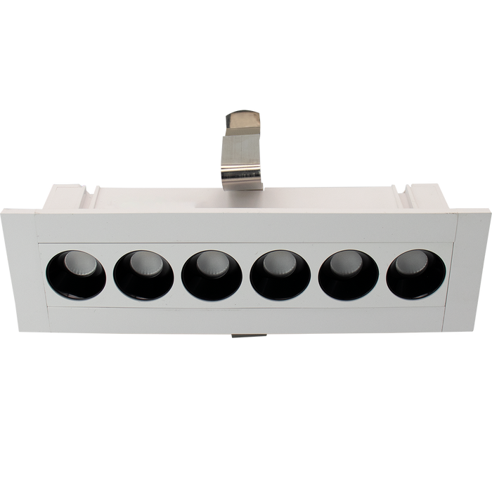 Product Display Visual of the SKU: RENO-LRSL-5CCT-8W-WH for Marketing of theReno Mini Linear Recessed Spot Light | RENO-LRSL-5CCT-8W-WH