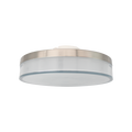 Noir - 7" Flushmount Fixture - 15W - 1000 lm - Selectable CCT 27/30/35/40/50K - 120V — Finish: Brushed Nickel