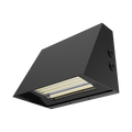 Reno OPS - Architectural Slim Full Cut-off Wall Pack R1 | BeamFlex™ Adjustable Beam Angle: T2/T3/T4 | Selectable Wattage: 25/30/40W | Selectable CCT: 3000/4000/5000K | 140LM/W | 120-347V | Built-In Photocell | RENO-SFWP-DV-MCCT-ABA-G2-R1 / R51210, R51211 — Color: Black