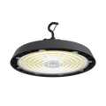 Reno Orion - UFO Highbay R2 | BeamFlex™ Adjustable Beam Angle Technology: 60°/90°/120° | Selectable Wattage 120/160/200/250W | Up to 180LM/W | Selectable CCT 35/40/50K | 10FT Cord | 120-347V | 0-10V Dim | RENO-HBU-250W-DV-MCCT-ABA-R2 / R34233, R34234 — Color: Black