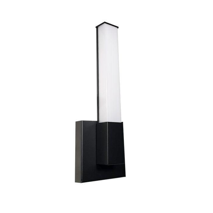 Oscar - Slim Wall Sconce - 16W - Selectable CCT 27/30/35/40/50K - 120V — Finish: Black