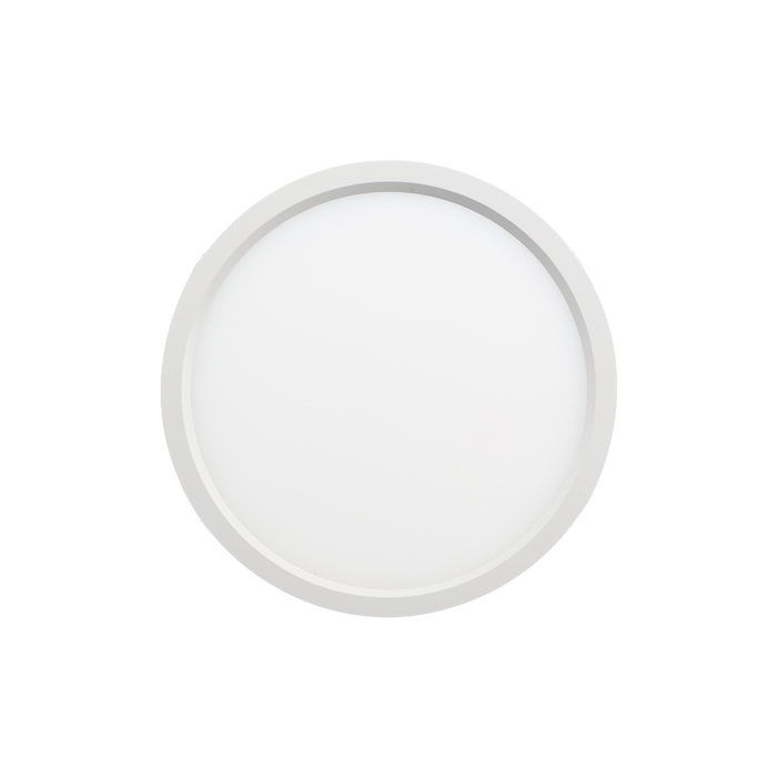 Sol - 12" Slim Surface Round 22W | 1450Lm | Selectable CCT 27/30/35/40/50K | 120V | White Finish