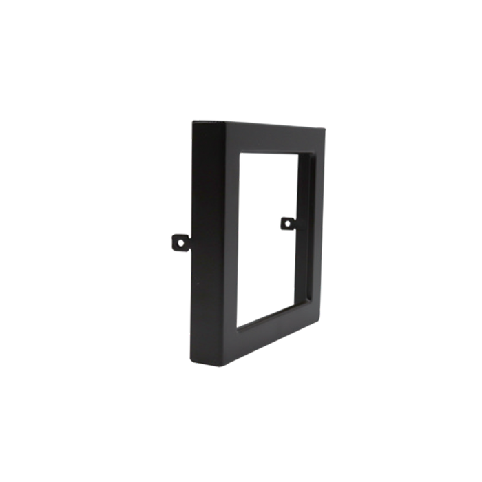 Sol - 5" Black Trim for Square Slim Surface Fixture — Finish: Black