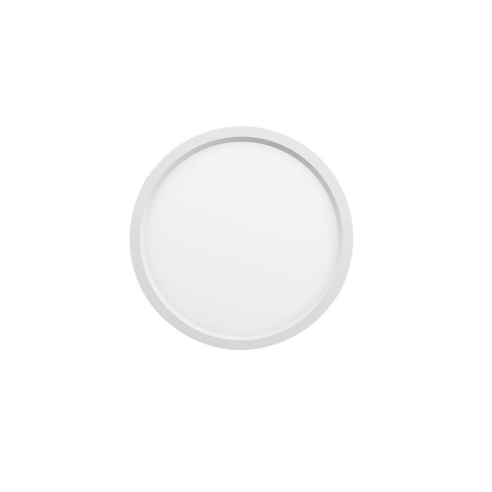 Sol - 5" Slim Surface Round 10W | 600Lm | Selectable CCT 27/30/35/40/50K | 120V | White Finish | CRI 90+