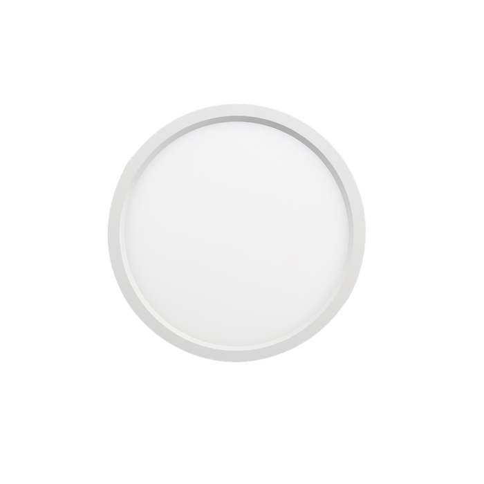 Reno Sol - 9" Slim Surface Round 18W | 1150Lm | Selectable CCT 27/30/35/40/50K | 120V | White Finish | RENO-S9R-MCCT / R31103