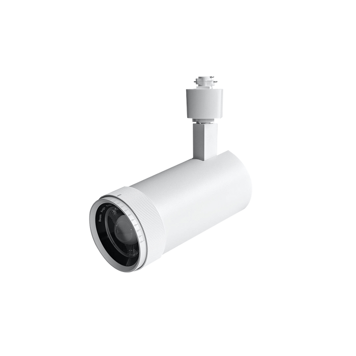 Reno Story - 20W Track Head | Selectable CCT 2700/3000/3500/4000/5000K | TRIAC Dimming | CRI 93 | J-Type | Zoomable Degree Adjustable | 120V | RENO-TH20W-5CCT-ADJ-JUNO / R31333, R31334 — Color: White