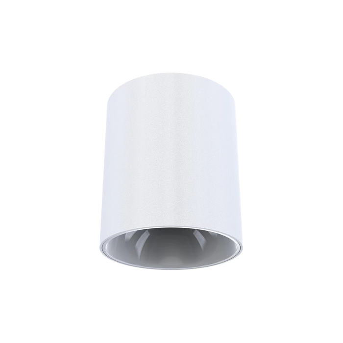Story - 4.5" Ceiling/Pendant/Track Cylinder Light - 30W - Selectable CCT 27/30/35/40/50K - 120V — Finish: White