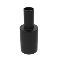 Tenon Adaptor - 4” Tenon - 3” Round Pole Mounting — Title: Default Title