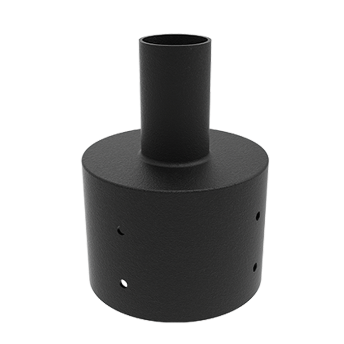 Tenon Adaptor - 4” Tenon - 6” Round Pole Mounting — Title: Default Title