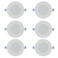Product Display Visual of the SKU: RENO-4-S12W-MCCT-WH-6P for Marketing of theReno Value Pack 4" Slim Recessed Downlight | 6 Pack 

12W | Selectable CCT 27/30/35/40/50K | 120V | White Finish | RENO-4-S12W-MCCT-WH-6P