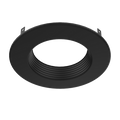 Zeta - 10" Trim for Prime Commercial Downlight — Finish: Black