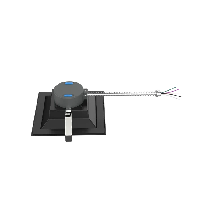 Reno Zeta - 8" Square Commercial Downlight - Selectable Wattage 15/20/25/30/35W - Selectable CCT 2700/3000/3500/4000/5000K - 120-347V - 3-in-1 Dimming | RENO-DL8-MW-DV-MCCT-SQ