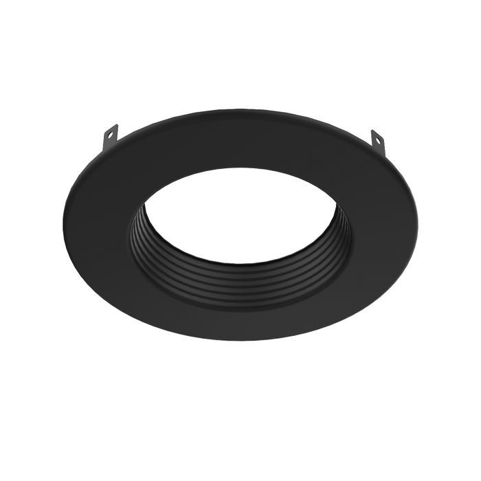 Zeta - 8" Trim for Prime Commercial Downlight — Finish: Black